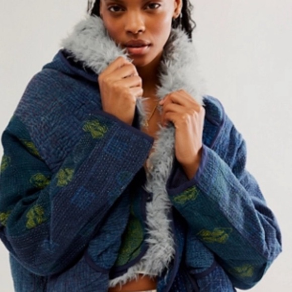 RARE Free People FP One Indigo Kennet Jacket